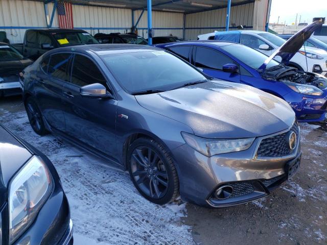 19UUB3F67JA004617 - 2018 ACURA TLX TECH+A GRAY photo 4