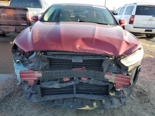 3FA6P0HD9GR114253 - 2016 FORD FUSION SE MAROON photo 5