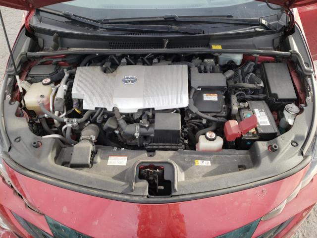 JTDKARFP4H3017019 - 2017 TOYOTA PRIUS PRIM RED photo 11