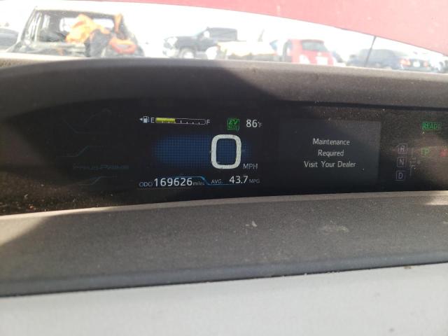 JTDKARFP4H3017019 - 2017 TOYOTA PRIUS PRIM RED photo 9