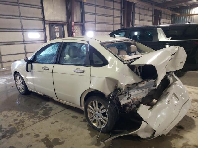 1FAHP3HN8AW242300 - 2010 FORD FOCUS SEL WHITE photo 2