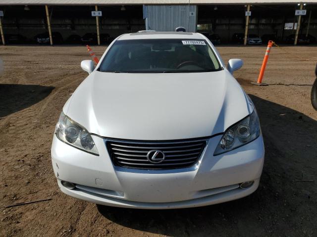 JTHBJ46G492281429 - 2009 LEXUS ES 350 WHITE photo 5