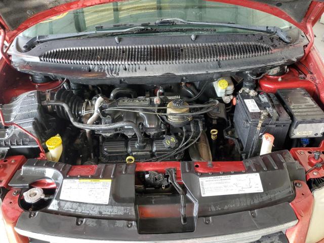 2C4GP54L95R488731 - 2005 CHRYSLER TOWN & COU TOURING RED photo 11