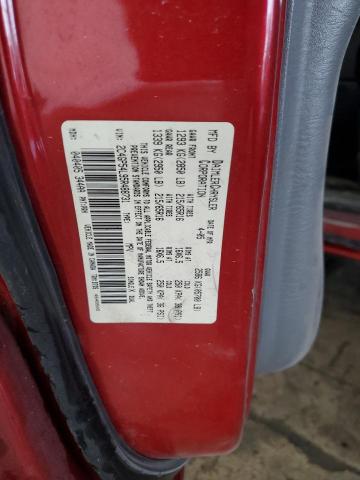 2C4GP54L95R488731 - 2005 CHRYSLER TOWN & COU TOURING RED photo 12