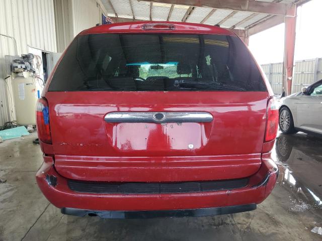 2C4GP54L95R488731 - 2005 CHRYSLER TOWN & COU TOURING RED photo 6