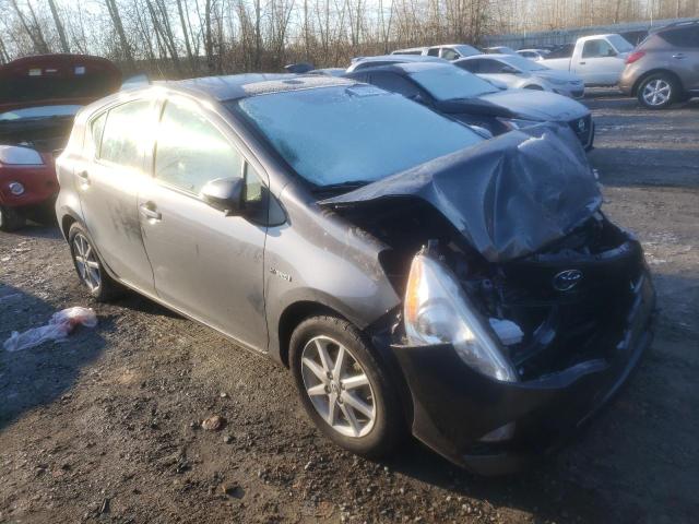 JTDKDTB3XE1083220 - 2014 TOYOTA PRIUS C GRAY photo 4