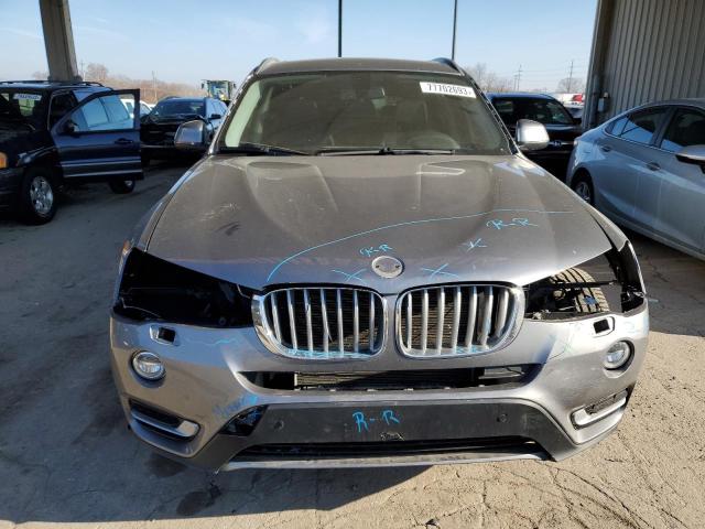 5UXWX9C54H0D98070 - 2017 BMW X3 XDRIVE28I SILVER photo 5