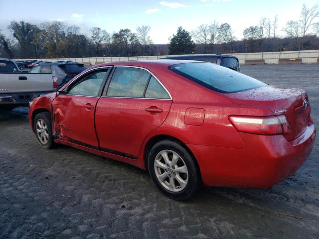 4T1BE46K87U160782 - 2007 TOYOTA CAMRY CE RED photo 2