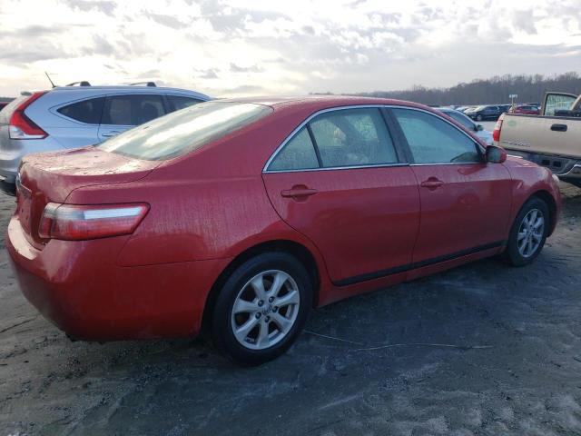 4T1BE46K87U160782 - 2007 TOYOTA CAMRY CE RED photo 3