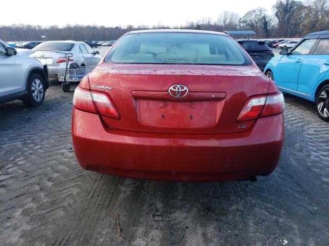 4T1BE46K87U160782 - 2007 TOYOTA CAMRY CE RED photo 6