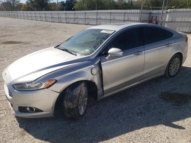 3FA6P0SU2ER211378 - 2014 FORD FUSION TITANIUM PHEV SILVER photo 1