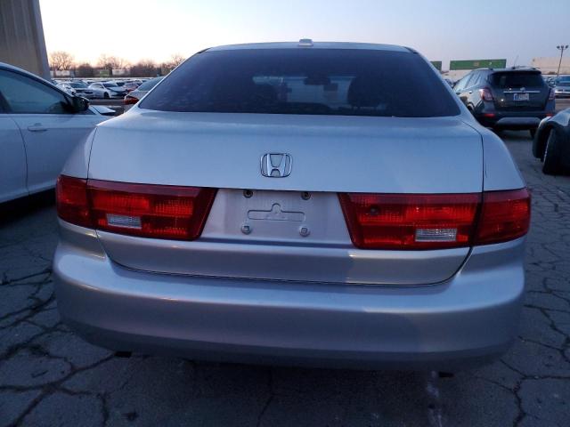 1HGCM66525A002603 - 2005 HONDA ACCORD EX SILVER photo 6