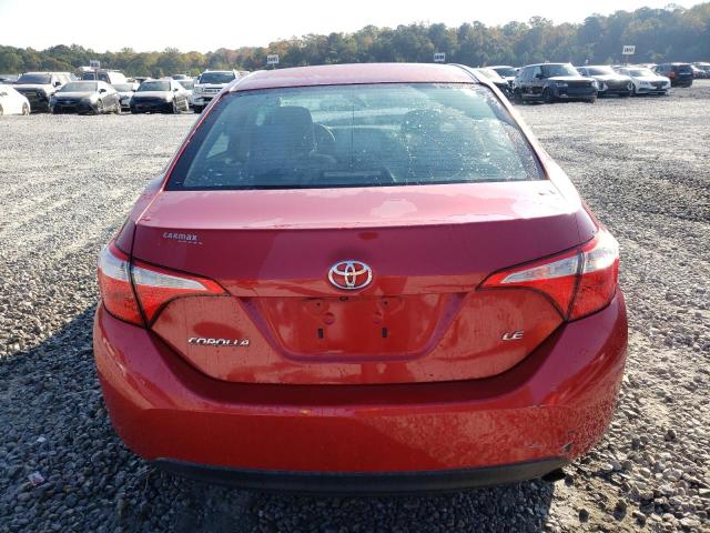 5YFBURHE9EP092112 - 2014 TOYOTA COROLLA L RED photo 6