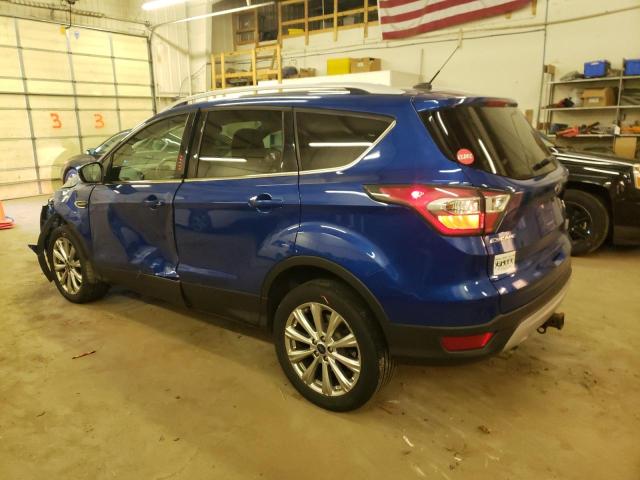 1FMCU9J94HUA60320 - 2017 FORD ESCAPE TITANIUM BLUE photo 2