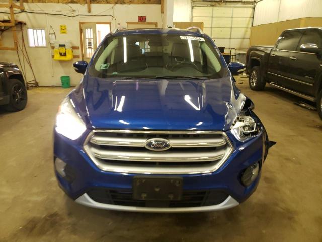 1FMCU9J94HUA60320 - 2017 FORD ESCAPE TITANIUM BLUE photo 5