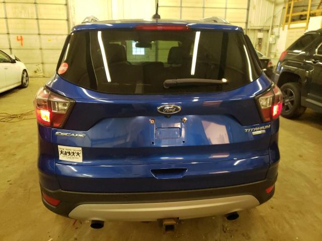 1FMCU9J94HUA60320 - 2017 FORD ESCAPE TITANIUM BLUE photo 6