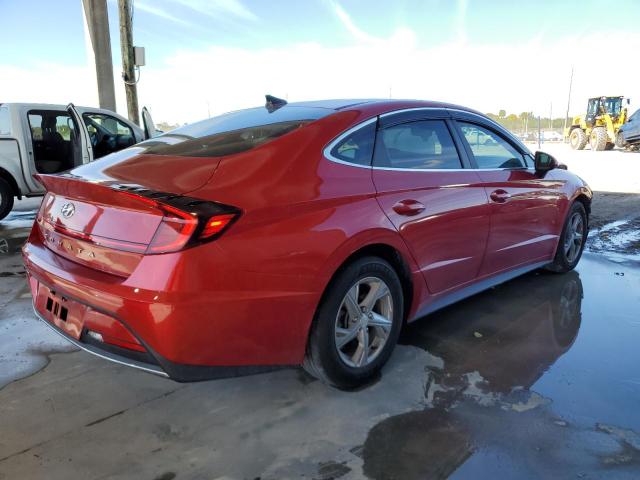 5NPEG4JA0MH075774 - 2021 HYUNDAI SONATA SE RED photo 3