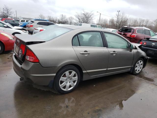 1HGFA16507L016726 - 2007 HONDA CIVIC LX GRAY photo 3