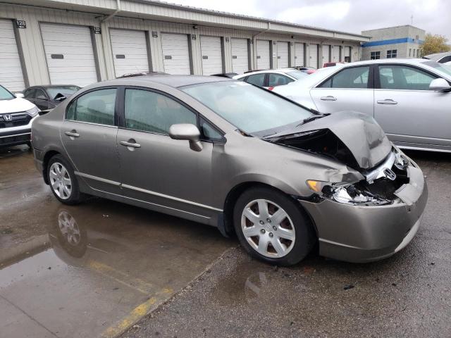 1HGFA16507L016726 - 2007 HONDA CIVIC LX GRAY photo 4