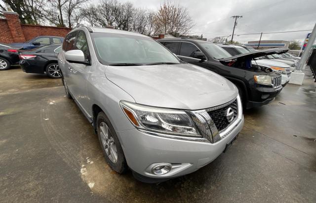 5N1AR2MM3FC615499 - 2015 NISSAN PATHFINDER S SILVER photo 1