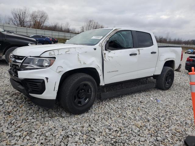 1GCGSBEA3M1136404 - 2021 CHEVROLET COLORADO WHITE photo 1