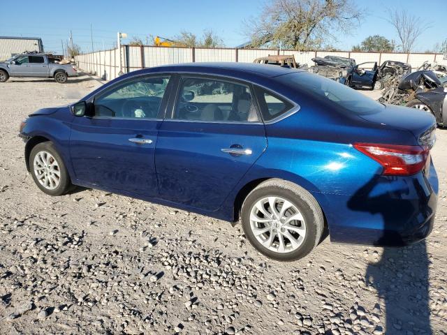 3N1AB7AP6KY358847 - 2019 NISSAN SENTRA S BLUE photo 2