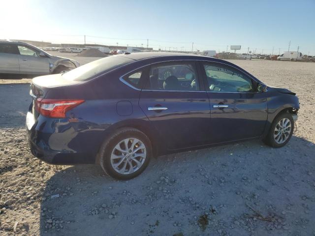 3N1AB7AP6KY358847 - 2019 NISSAN SENTRA S BLUE photo 3