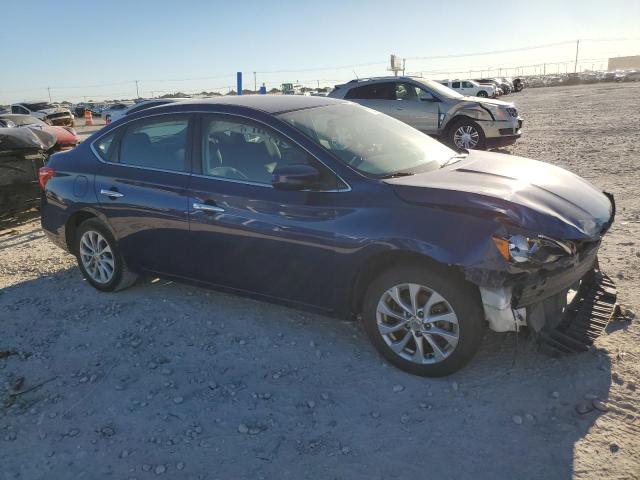 3N1AB7AP6KY358847 - 2019 NISSAN SENTRA S BLUE photo 4