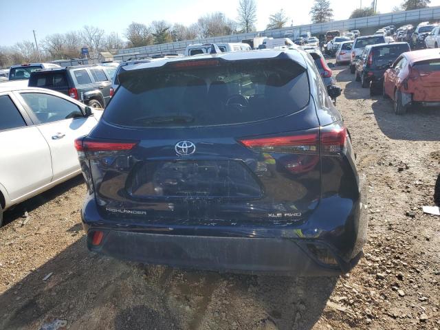 5TDGZRBH1LS509253 - 2020 TOYOTA HIGHLANDER XLE შავი ფოტო 6