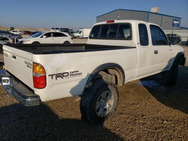 4TAWN72N3YZ589321 - 2000 TOYOTA TACOMA XTRACAB WHITE photo 3