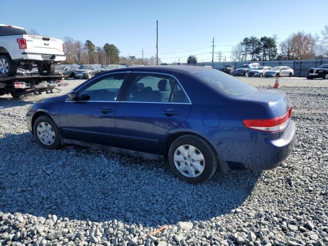 1HGCM55364A012771 - 2004 HONDA ACCORD LX BLUE photo 2