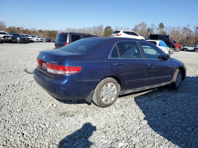 1HGCM55364A012771 - 2004 HONDA ACCORD LX BLUE photo 3