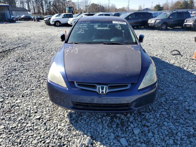 1HGCM55364A012771 - 2004 HONDA ACCORD LX BLUE photo 5