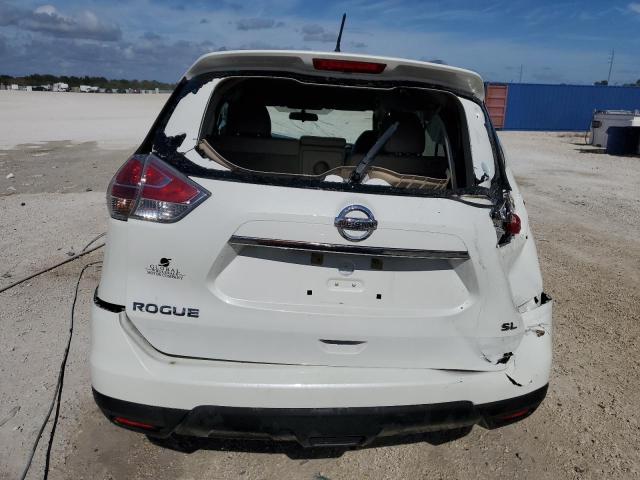 5N1AT2MT7FC862792 - 2015 NISSAN ROGUE S WHITE photo 6