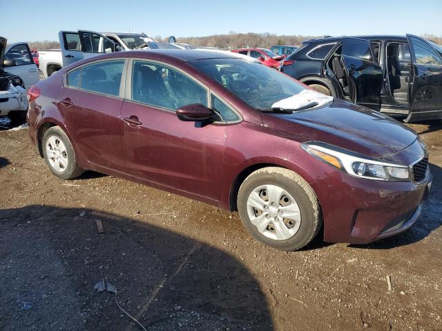 3KPFK4A72HE074868 - 2017 KIA FORTE LX MAROON photo 4