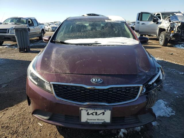 3KPFK4A72HE074868 - 2017 KIA FORTE LX MAROON photo 5