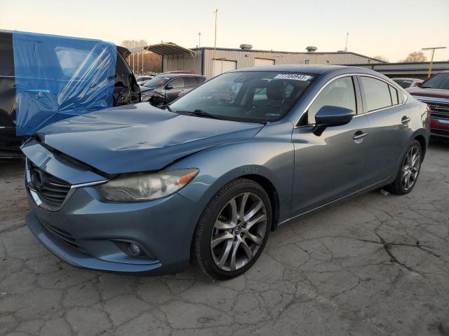 JM1GJ1W65E1149633 - 2014 MAZDA 6 GRAND TOURING GRAY photo 1