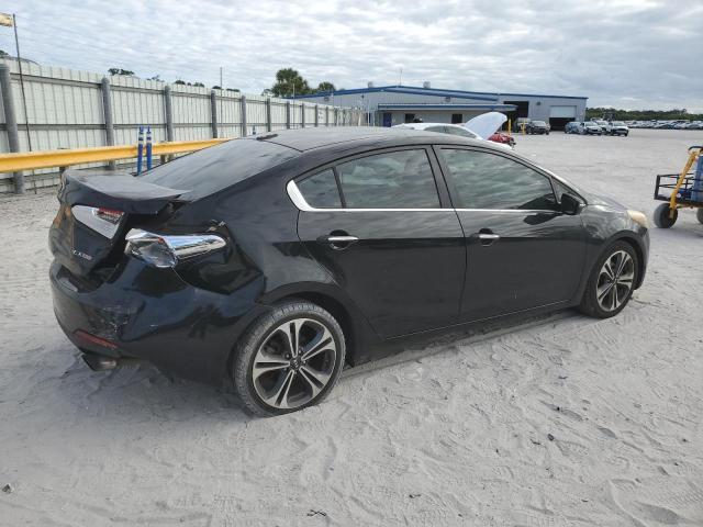 KNAFX4A84F5321274 - 2015 KIA FORTE EX BLACK photo 3