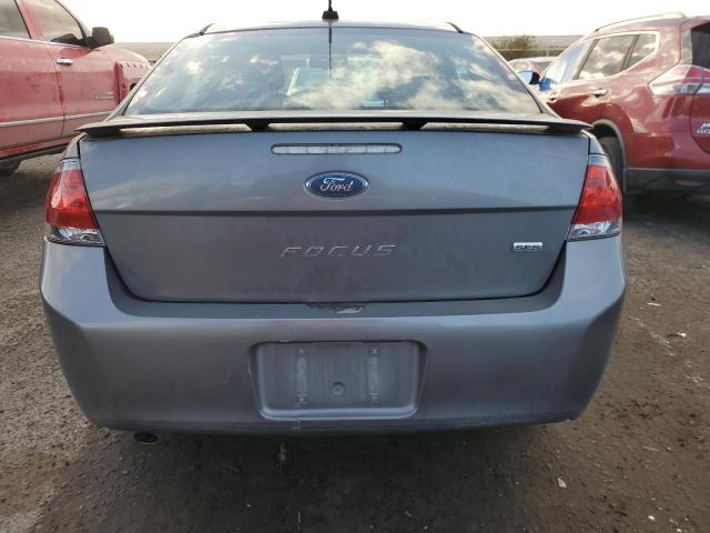 1FAHP3GN2BW160405 - 2011 FORD FOCUS SES GRAY photo 6