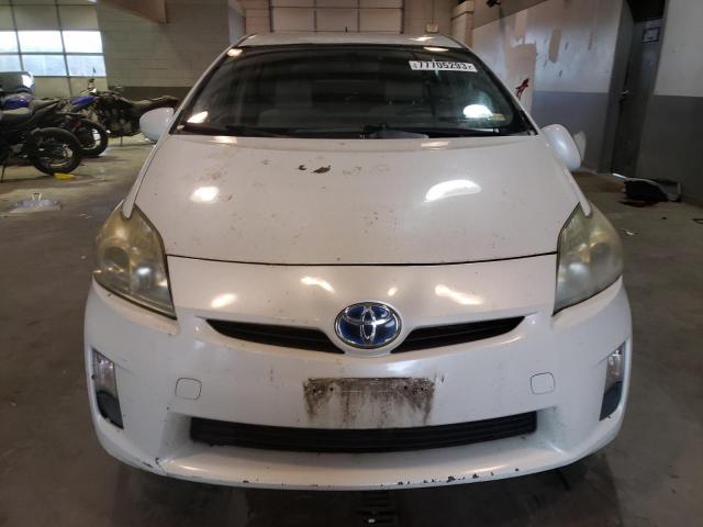 JTDKN3DU9A0064371 - 2010 TOYOTA PRIUS WHITE photo 5