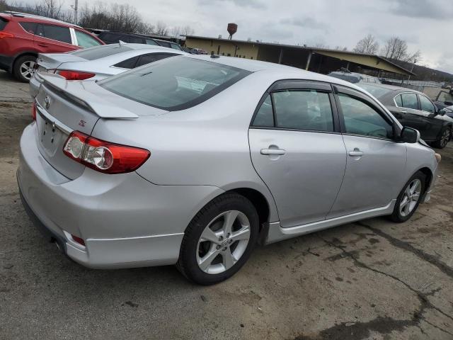 2T1BU4EE0CC770167 - 2012 TOYOTA COROLLA BASE SILVER photo 3