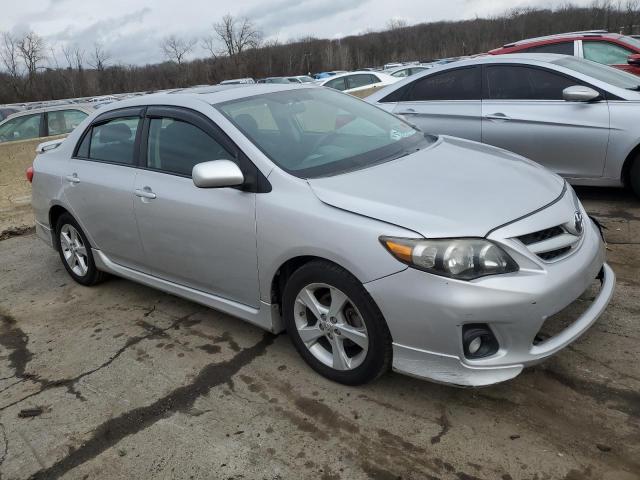 2T1BU4EE0CC770167 - 2012 TOYOTA COROLLA BASE SILVER photo 4