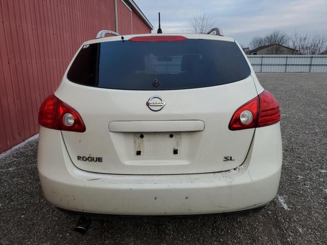 JN8AS58T08W015671 - 2008 NISSAN ROGUE S WHITE photo 6