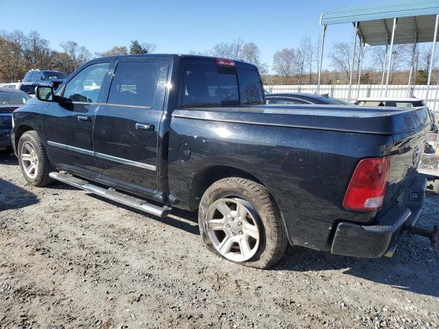 1C6RD6PT4CS329699 - 2012 DODGE RAM 1500 LONGHORN BLACK photo 2