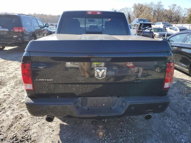 1C6RD6PT4CS329699 - 2012 DODGE RAM 1500 LONGHORN BLACK photo 6