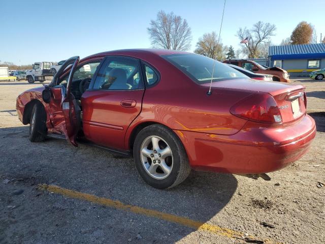 1FAFP53U5YG271923 - 2000 FORD TAURUS SE RED photo 2