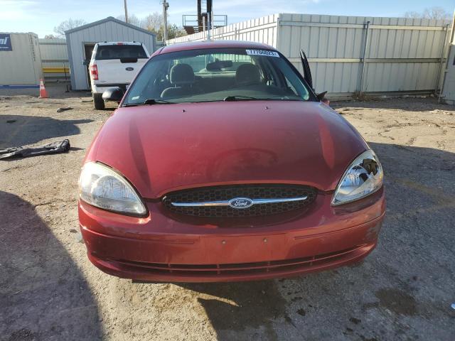 1FAFP53U5YG271923 - 2000 FORD TAURUS SE RED photo 5