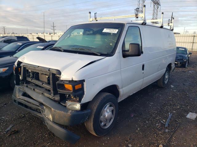 1FTNE1EW2EDA51252 - 2014 FORD ECONOLINE E150 VAN WHITE photo 1