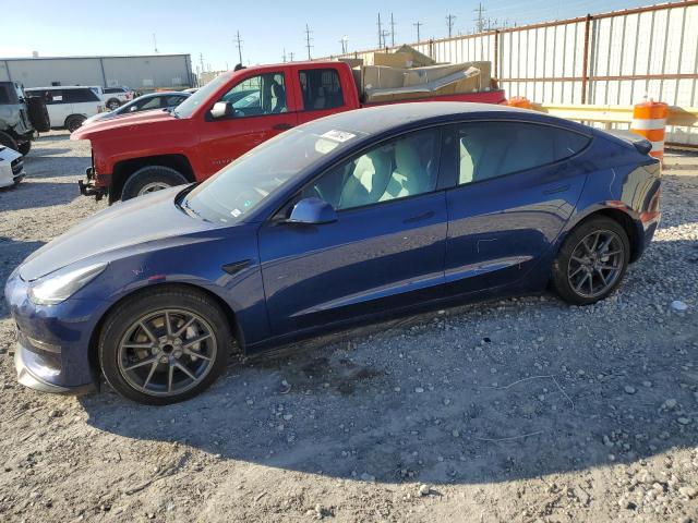 5YJ3E1EA3PF514491 - 2023 TESLA MODEL 3 BLUE photo 1