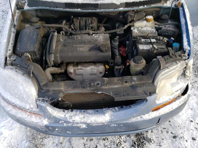 KL1TD65677B716272 - 2007 CHEVROLET AVEO BASE Mavi foto 11